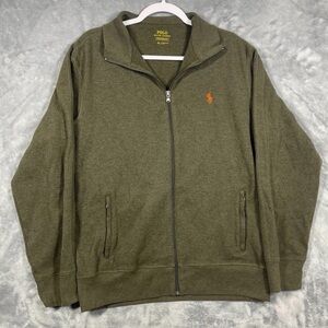 Polo by Ralph Lauren Men's Zip-Up in Olive